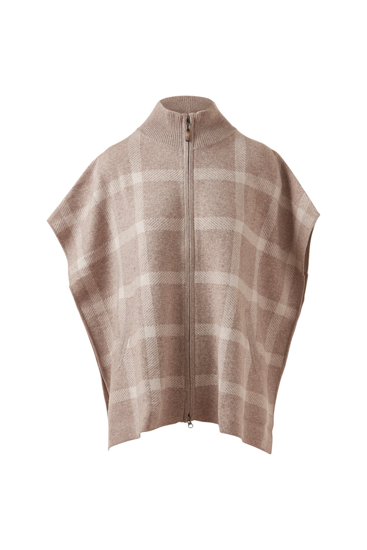 S/L ZIP MOCK CARDIGAN