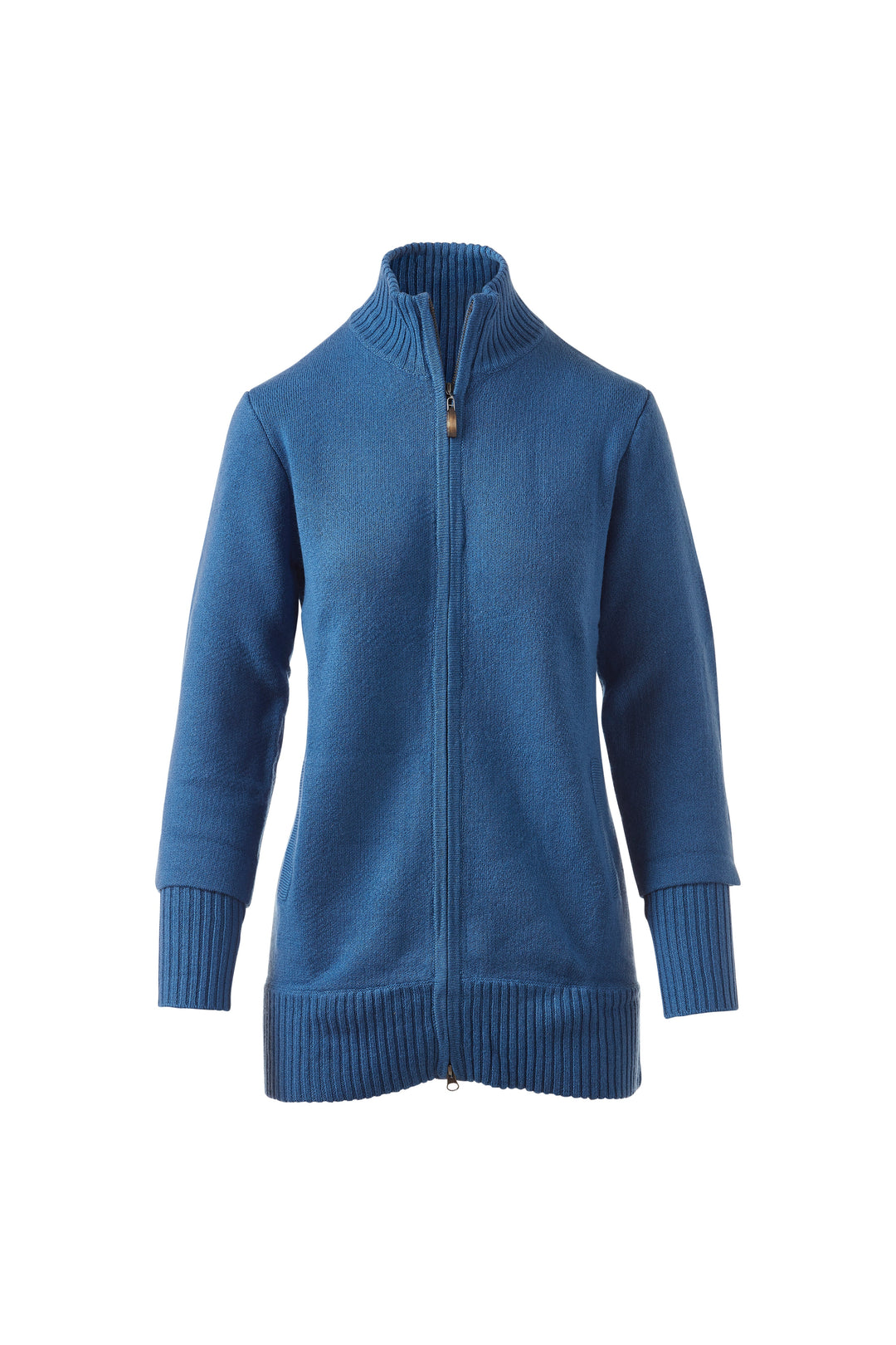 ZIP MOCK CARDIGAN