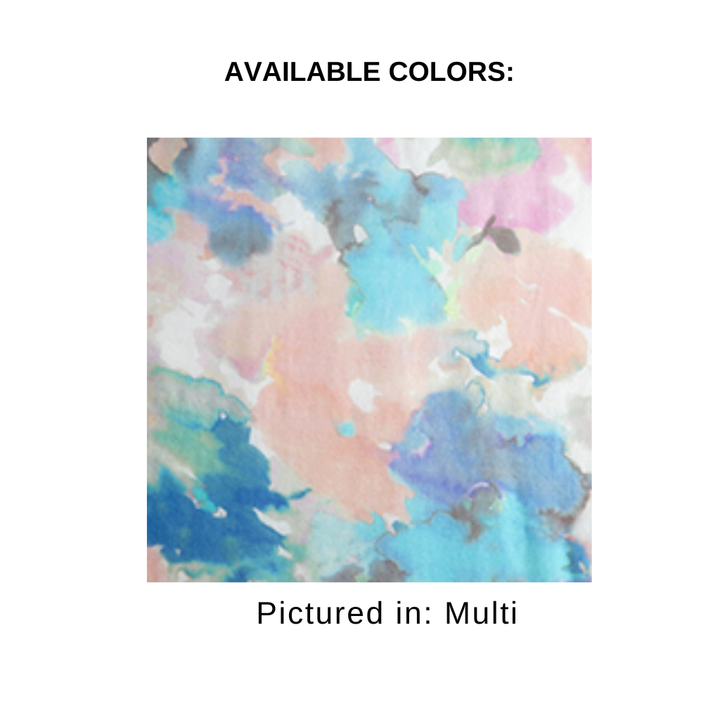 MALDIVES FLORAL PRINT SCARF