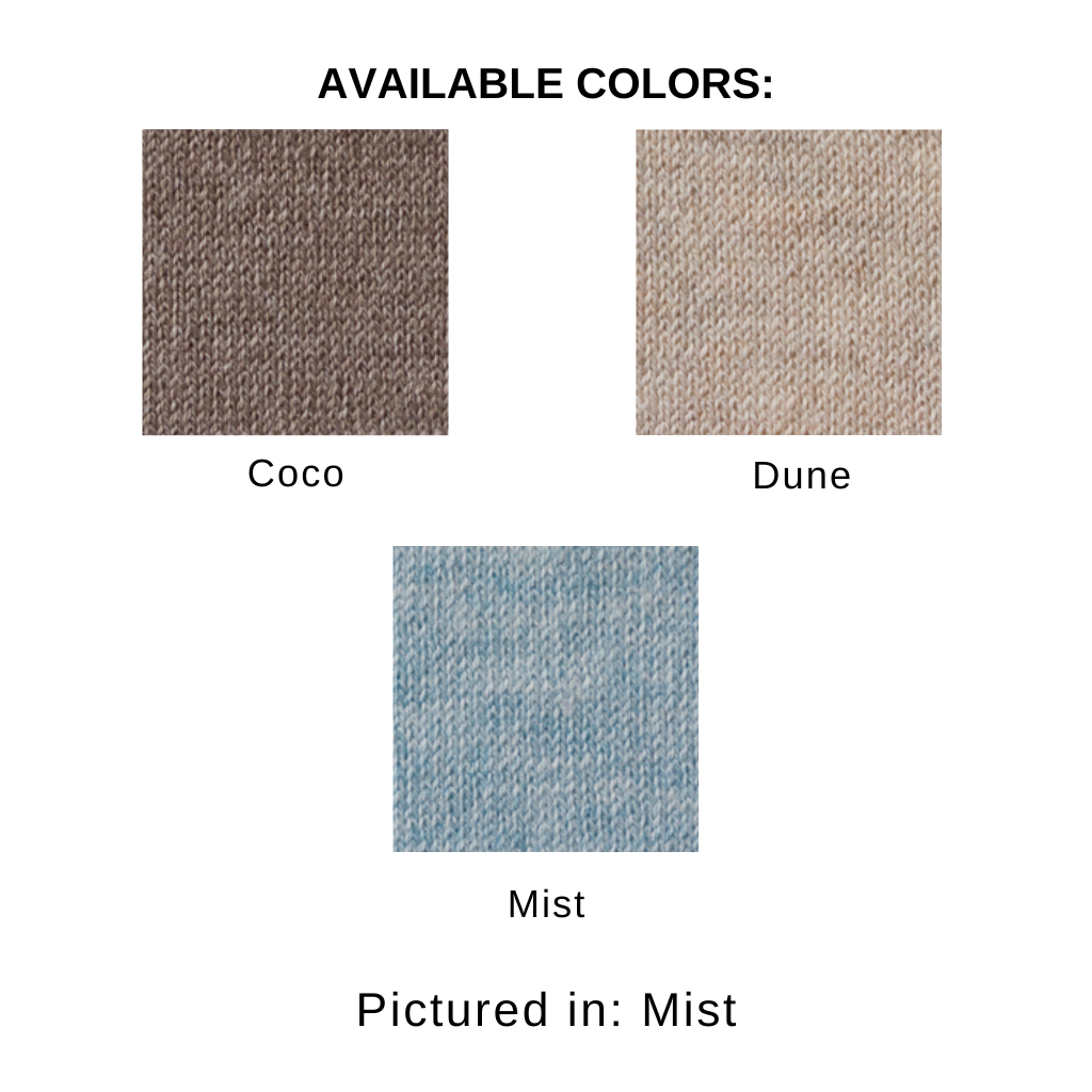 TEXTURED DRAWSTRING MOCK PULLOVER