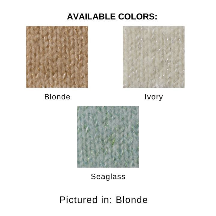 LOFTY LUREX SHORT SLV CREW