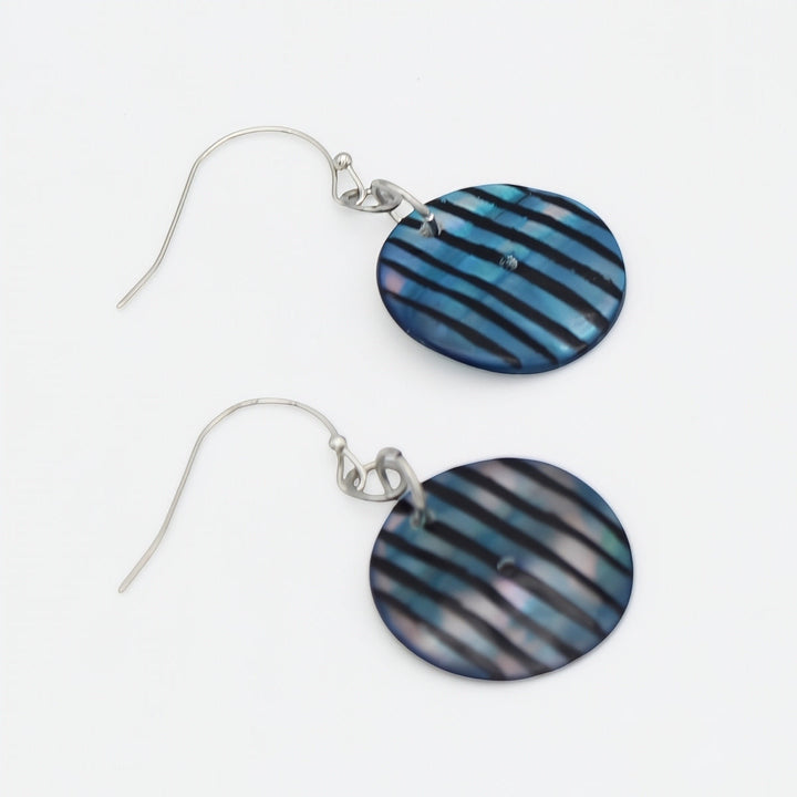 Blue Jessa Dangle Earrings
