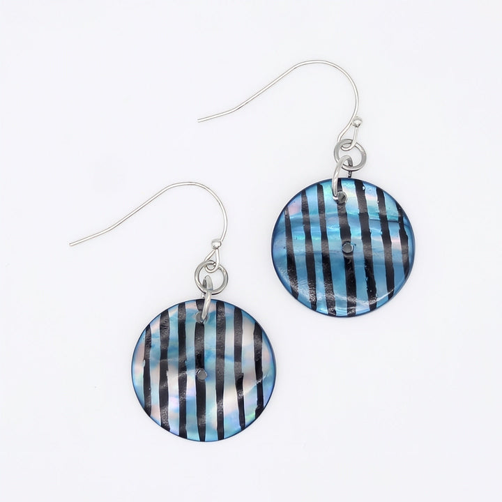 Blue Jessa Dangle Earrings