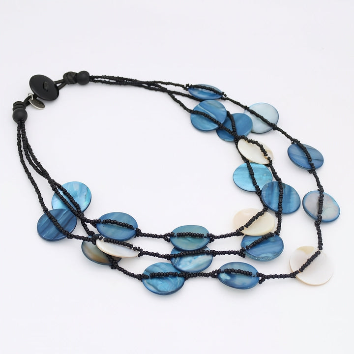 Blue Sky Dream Bib Necklace