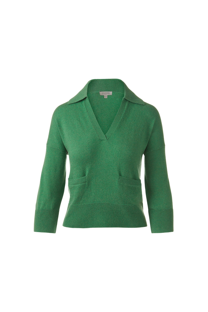 3/4 SLEEVE SPLIT NECK POLO