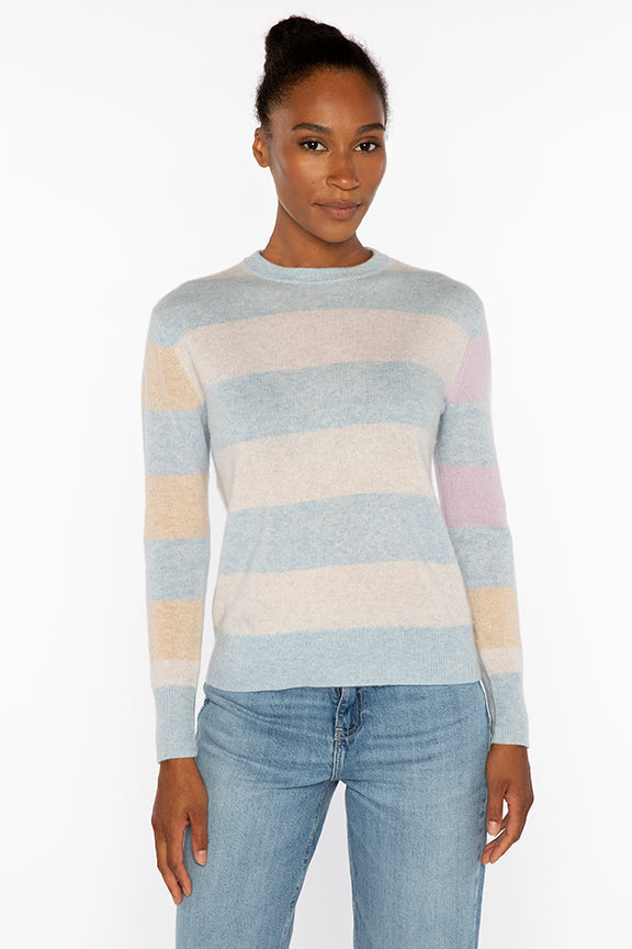 COLORBLOCK STRIPE CREW