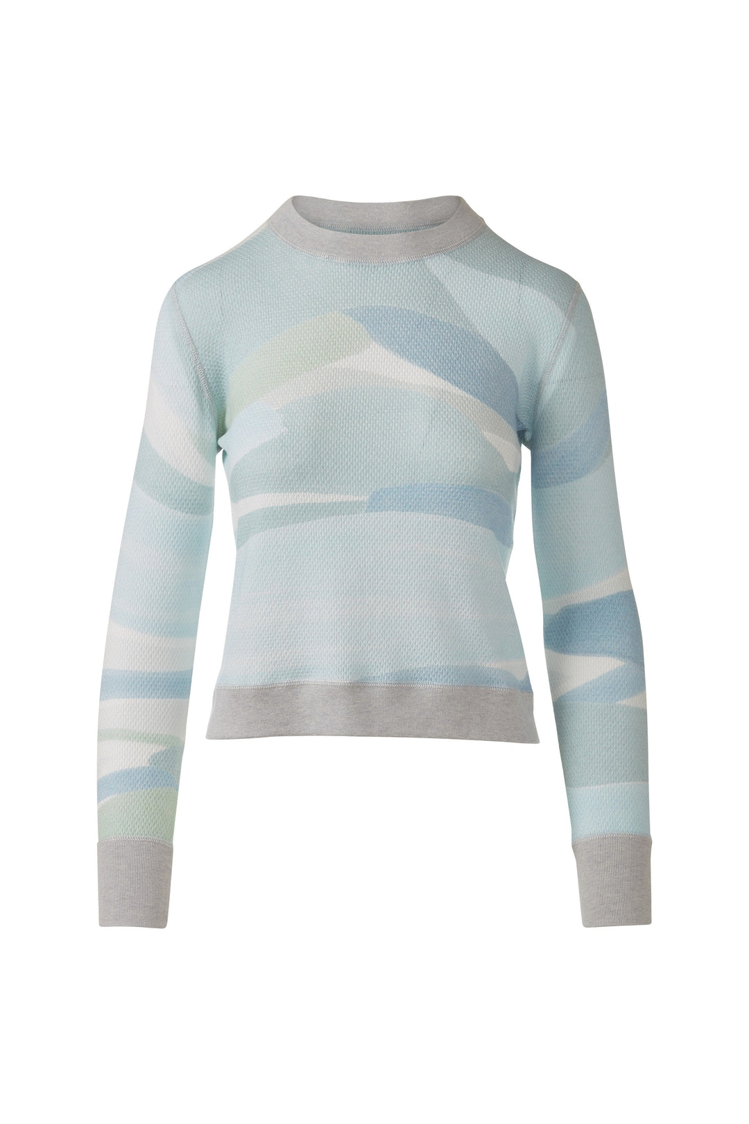 LANDSCAPE PRINT PULLOVER