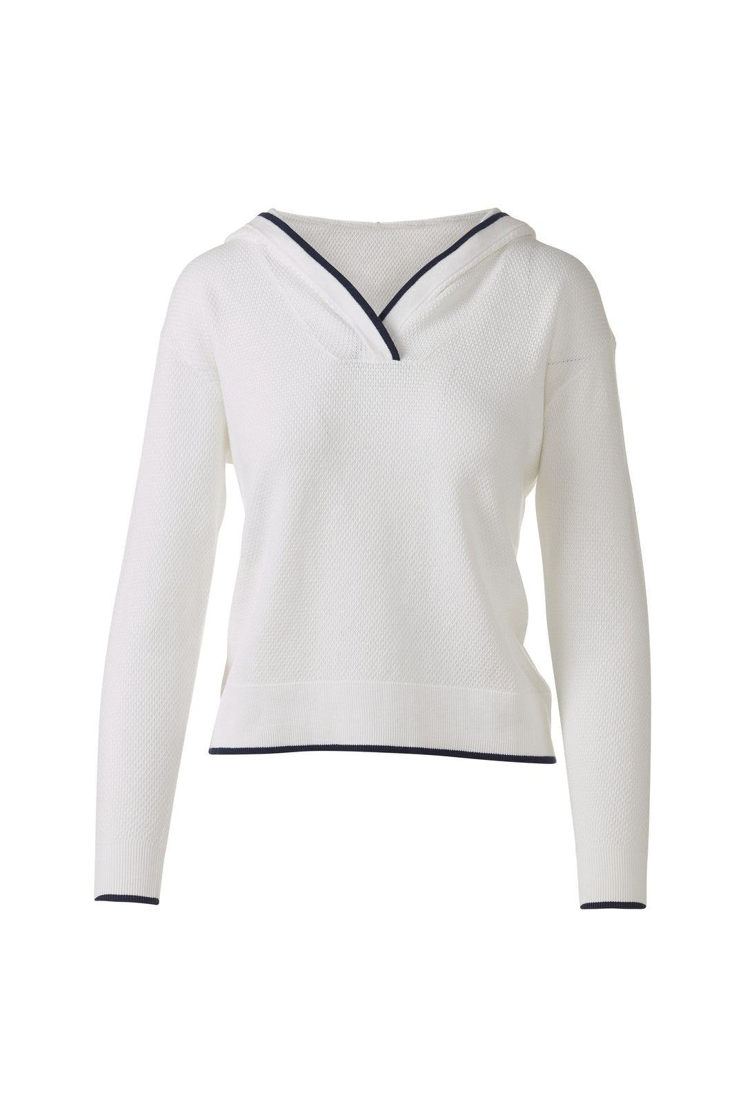 RIB PULLOVER HOODIE