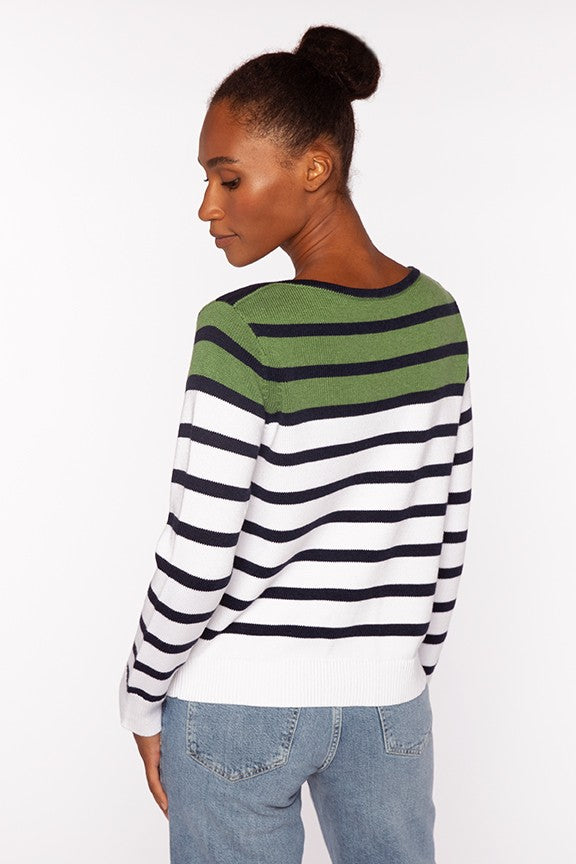 STRIPED BOATNECK