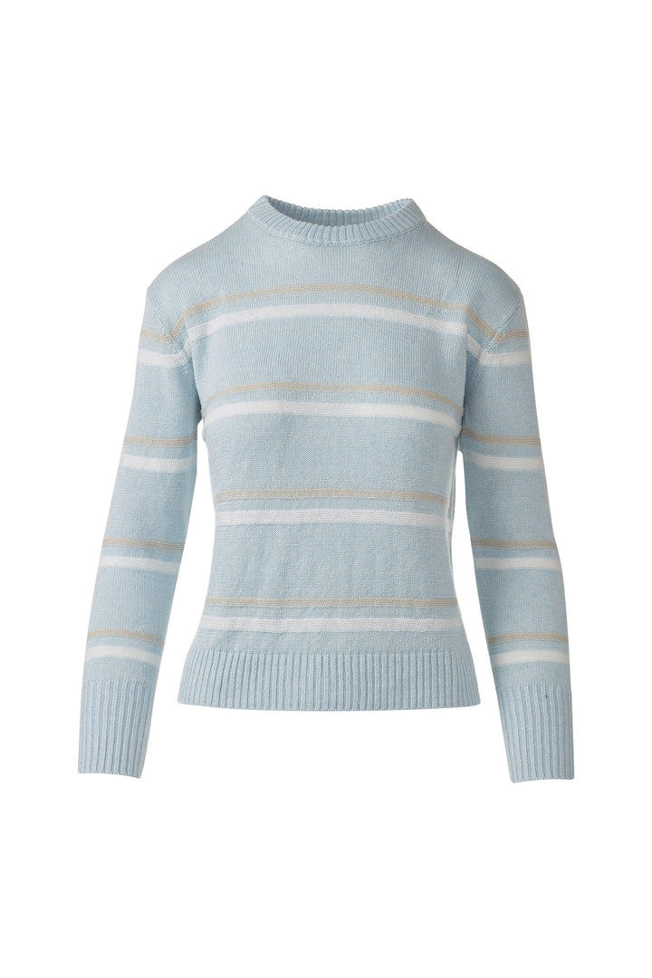 TEXTURED STRIPE CREW