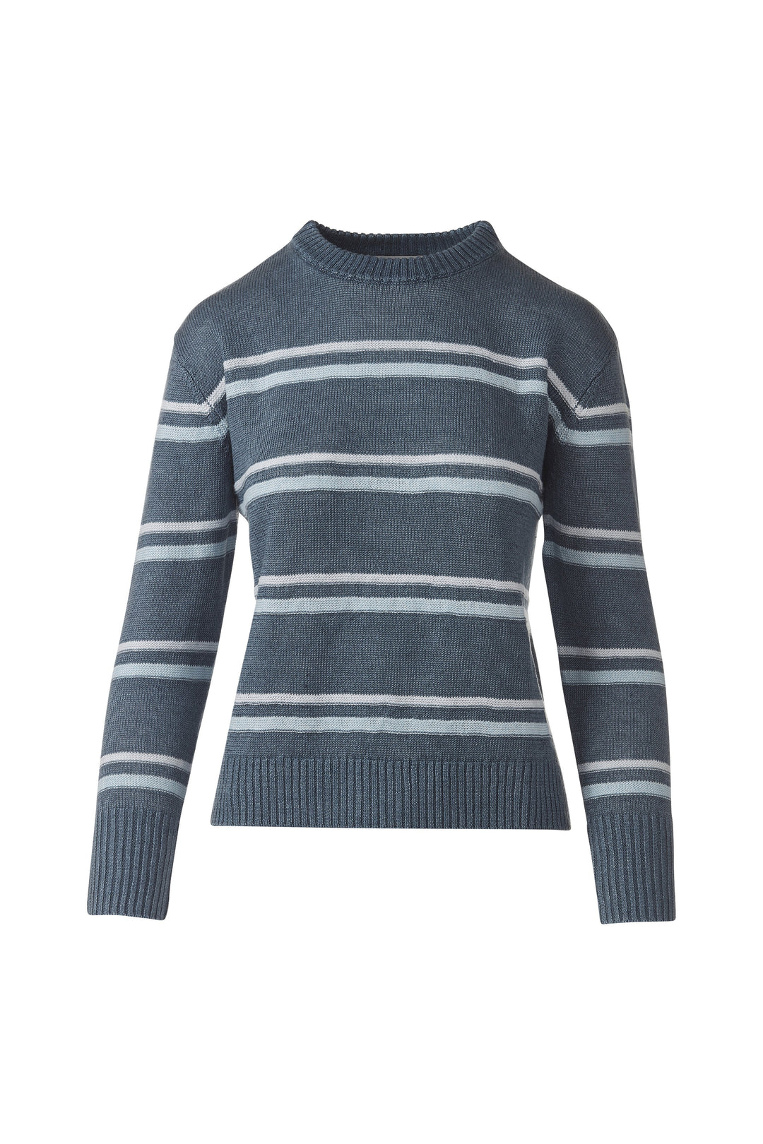 TEXTURED STRIPE CREW