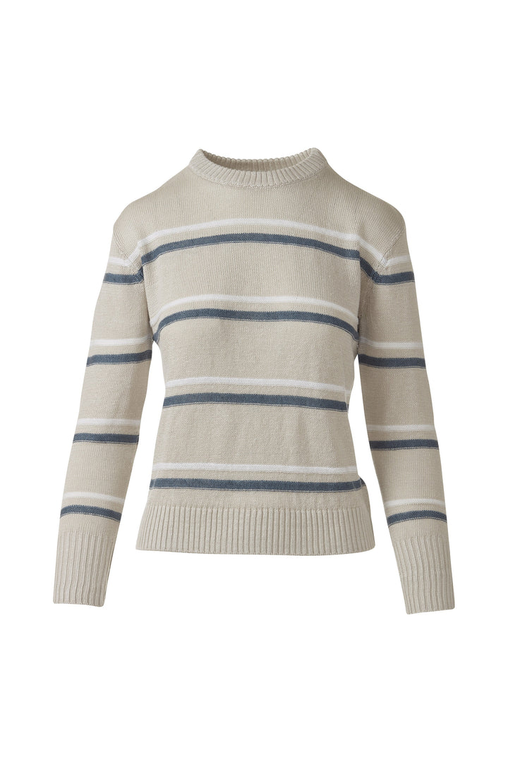 TEXTURED STRIPE CREW