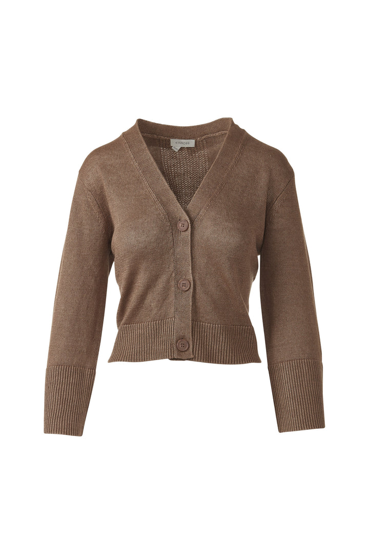 VEE BUTTON CARDIGAN