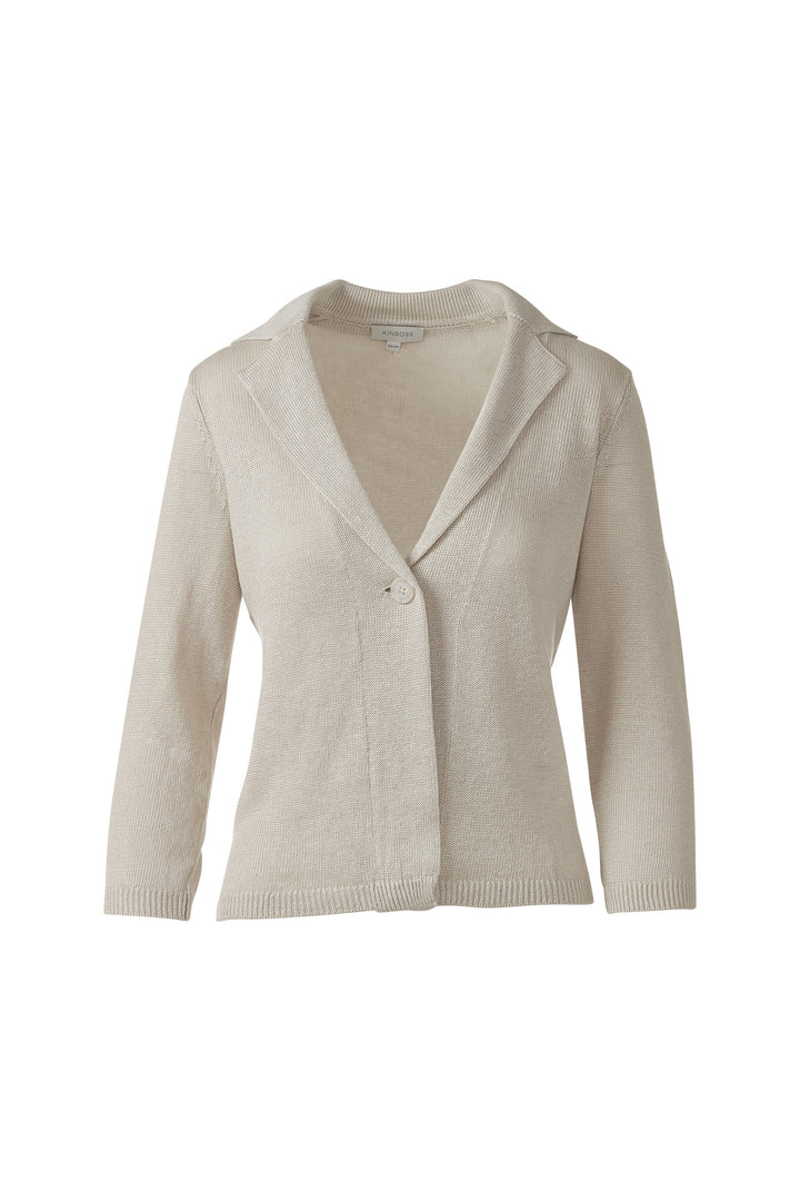 EASY NOTCH COLLAR CARDIGAN