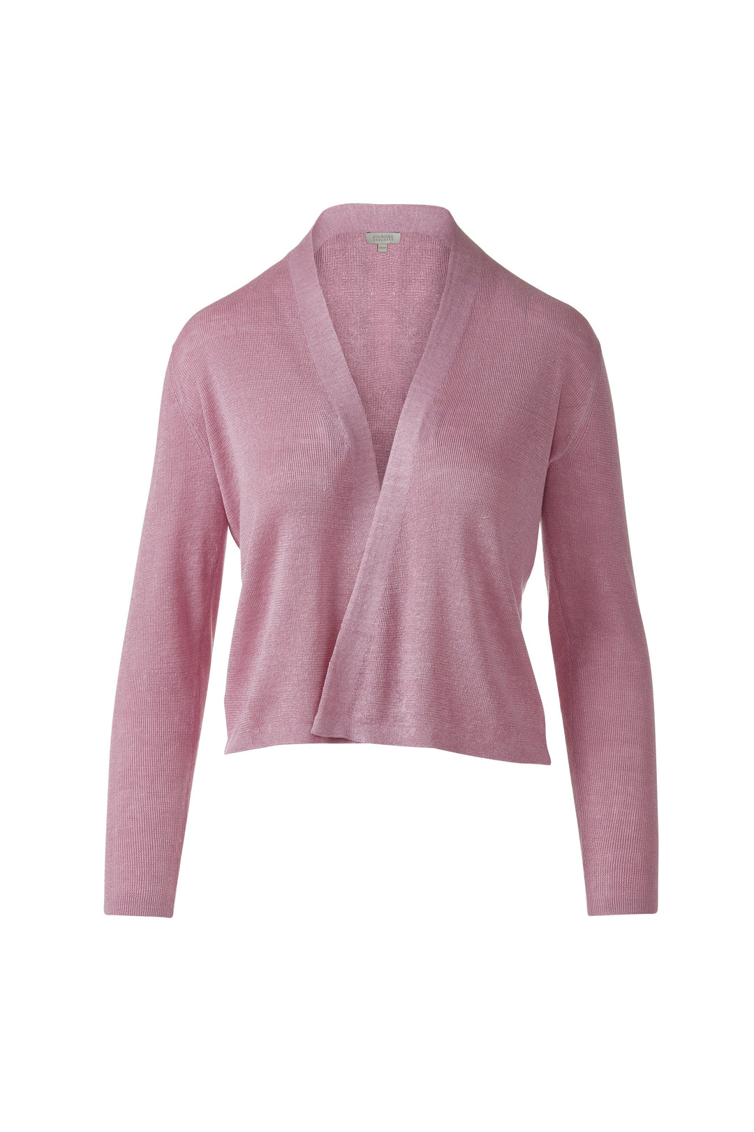Open Rib Knit Cardigan Berry