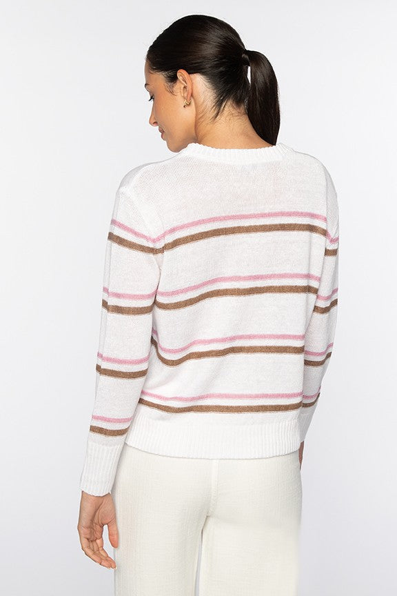 TEXTURED STRIPE CREW