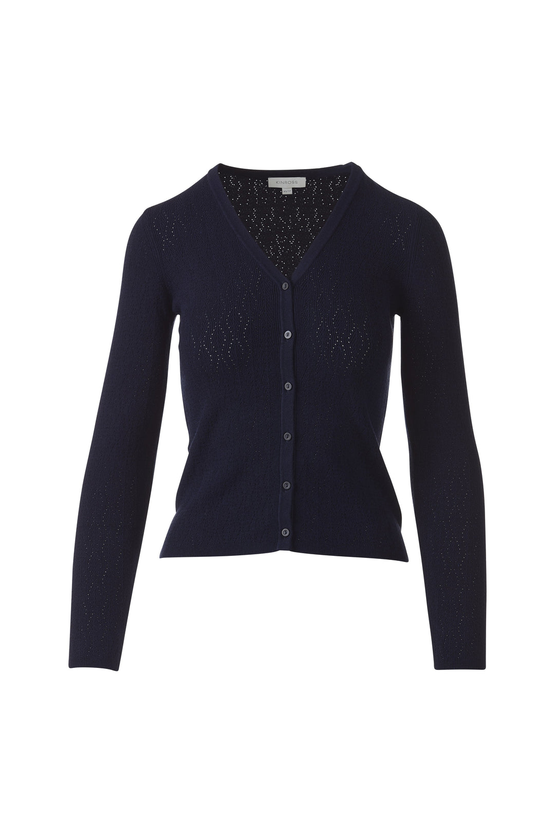 POINTELLE BUTTON FRONT VEE