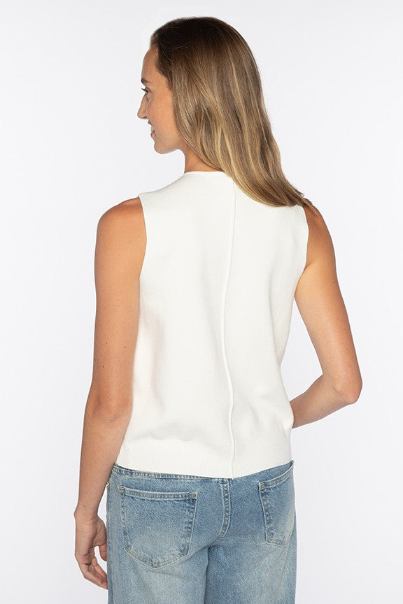DOUBLE BREASTED VEST CARDIGAN