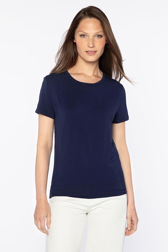 BAMBOO SHORTSLEEVE CREW