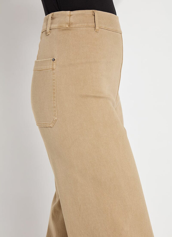 Erin Wide Leg Crop Pant Nutshell