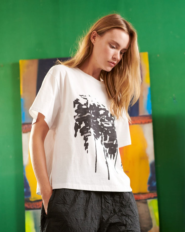 Urban Splatter Tee, White