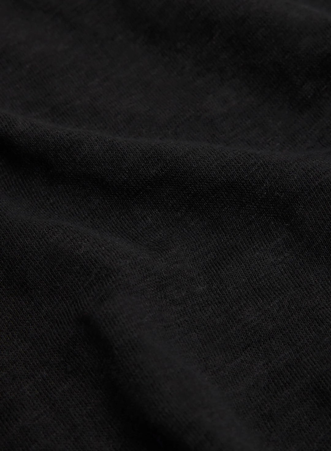Stretch Linen Three Quarter Sleeve Boatneck T-Shirt