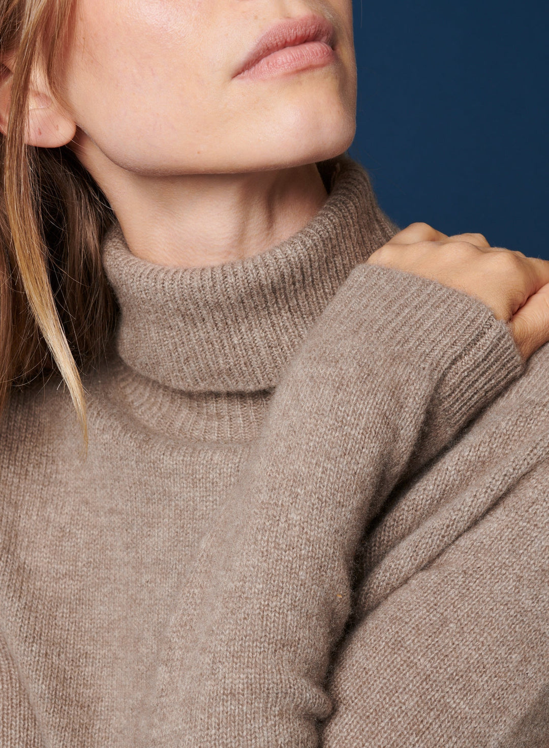 Cashmere Long Sleeve Turtleneck - TURTLENECK L/S - Majestic Filatures North America