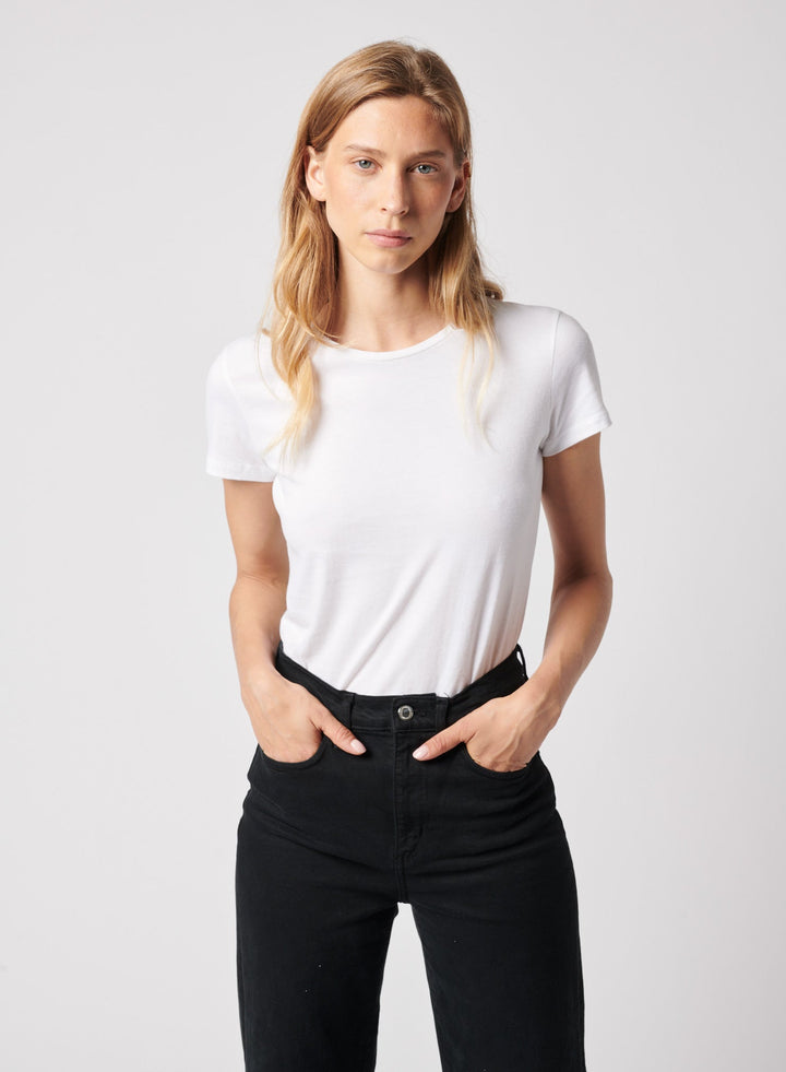 Cotton 'Silk Touch' Short Sleeve Crew Neck T-Shirt - CREW S/S - Majestic Filatures North America