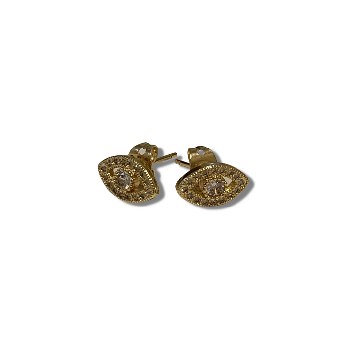 Mod-Vin Evil Eye Studs - Gold or Silver