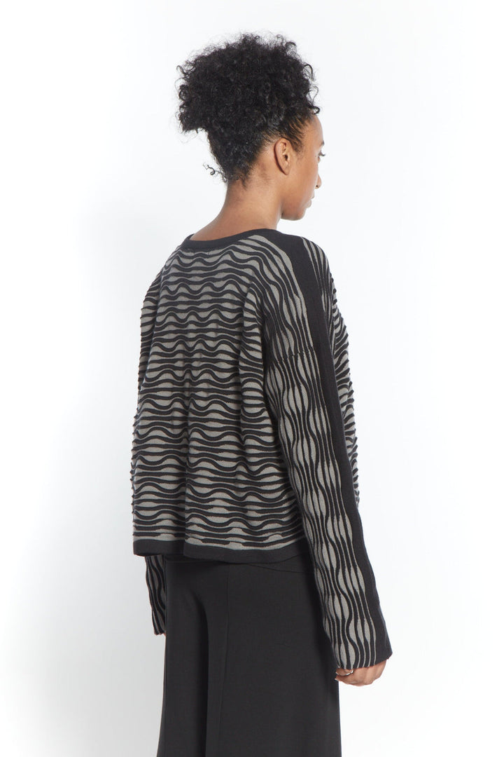 Enya Cardigan Black Grey