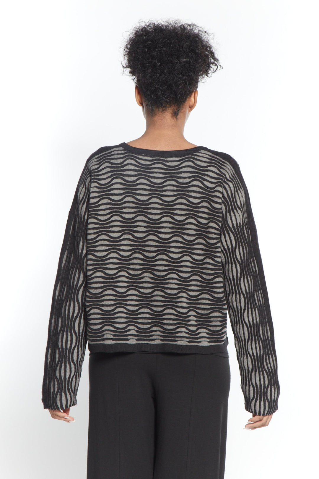 Enya Cardigan Black Grey
