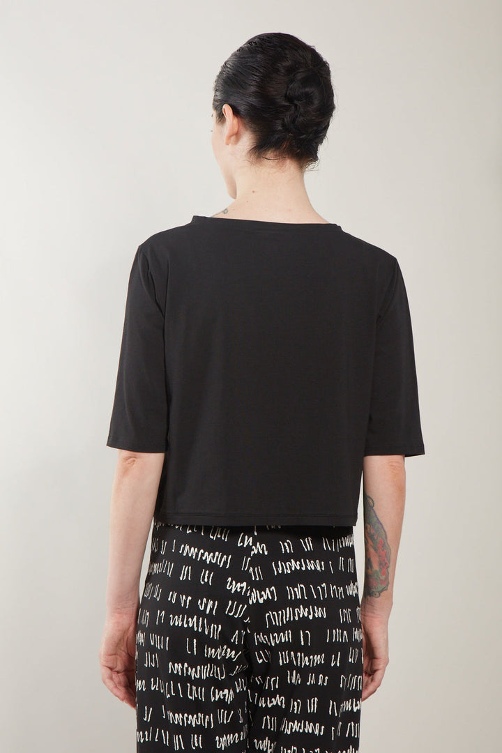 Sumi Solid Cardigan Black