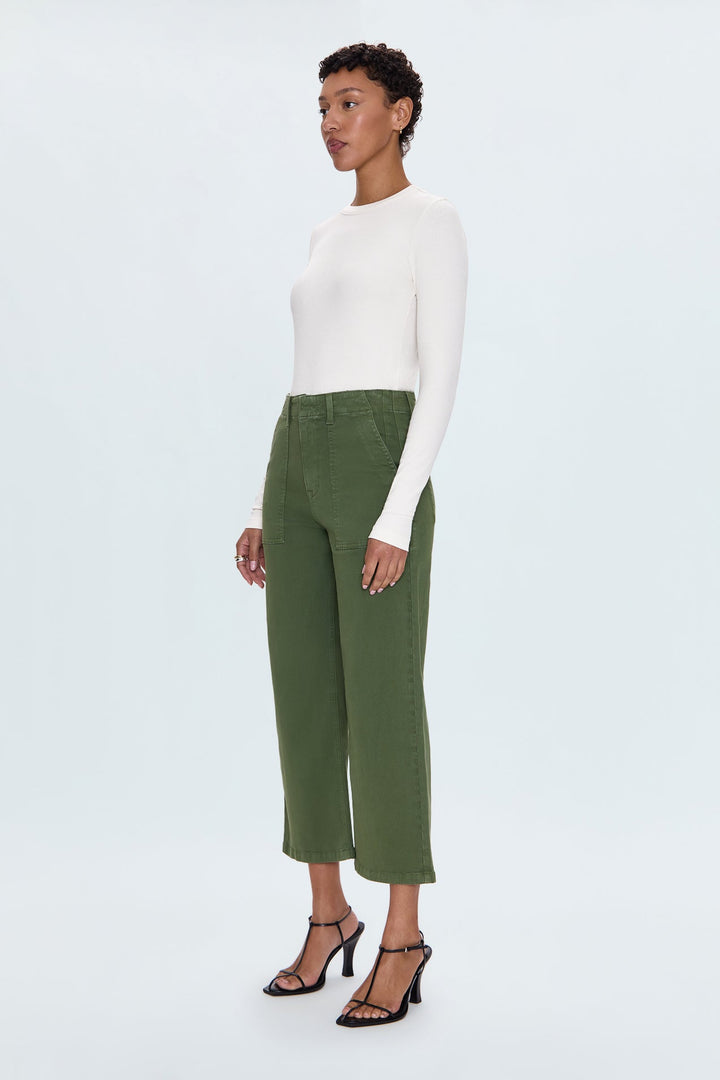 Sophia Utility Pant Basil