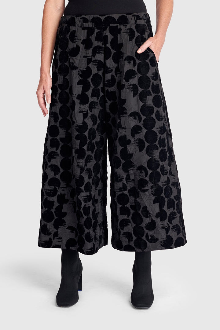 Hematite Wide Leg Pants, Crescent