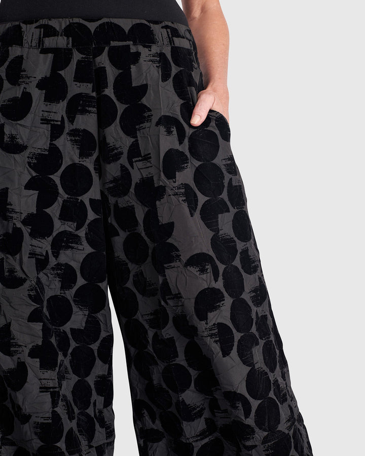 Hematite Wide Leg Pants, Crescent