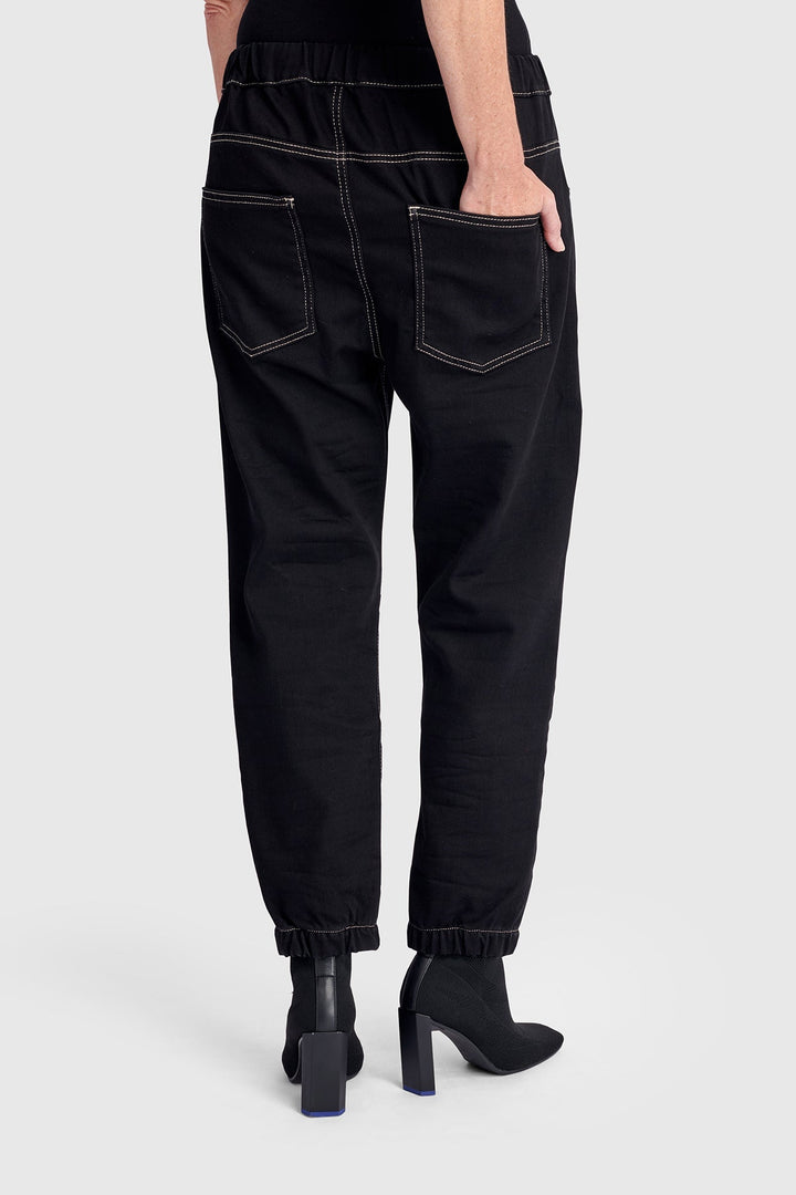 Weekend Boyfriend Jogger Jeans, Black
