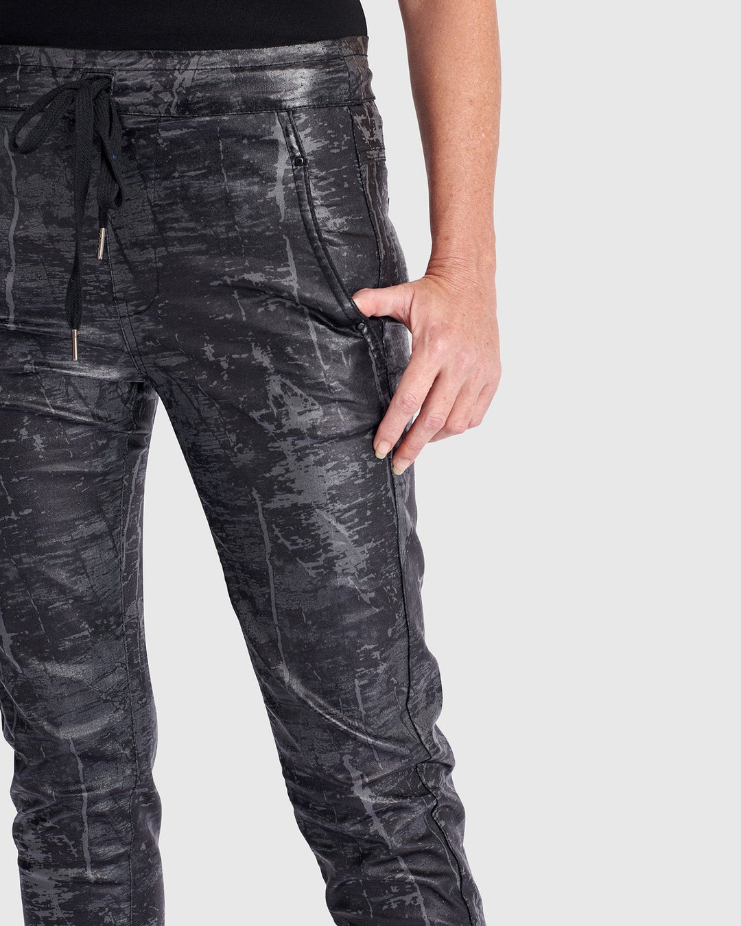 Static Iconic Stretch Jeans - Iron