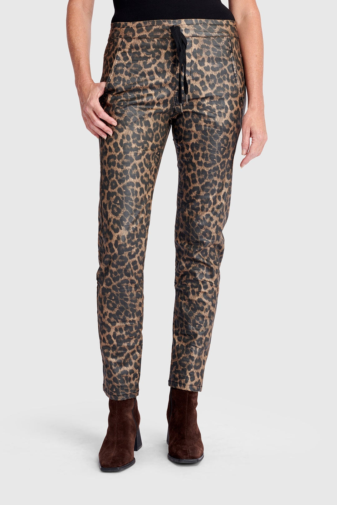 Fierce Iconic Stretch Jeans, Leopard