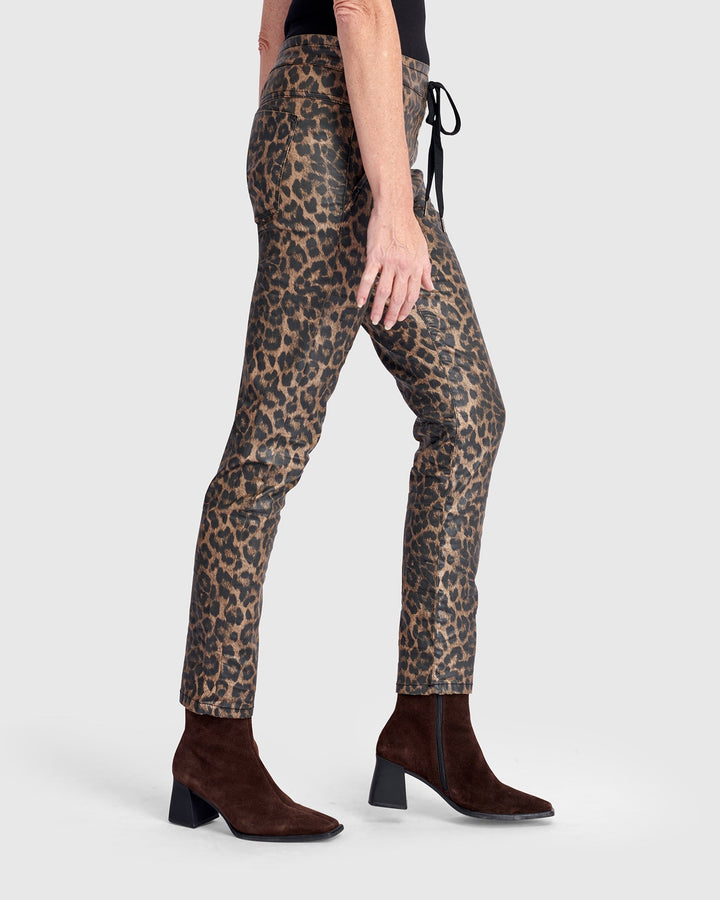 Fierce Iconic Stretch Jeans, Leopard