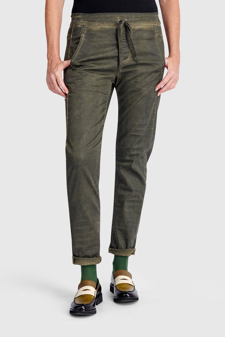 Washed Iconic Stretch Jeans, Green