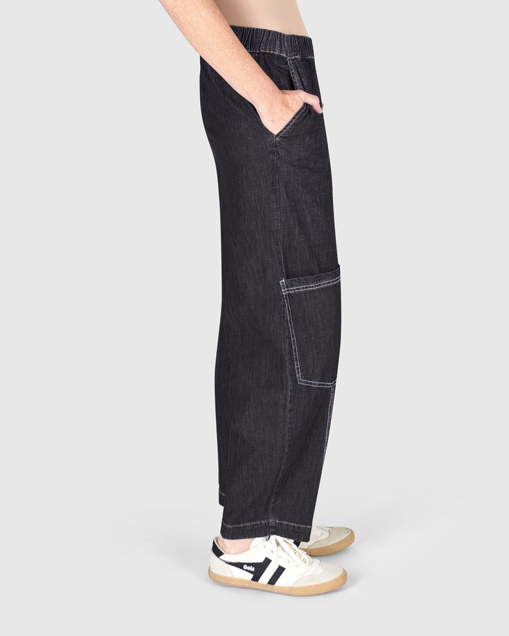 Paypaya Relaxed Pant Black Denim