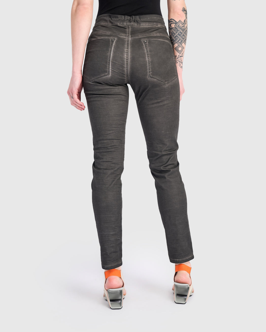 Washed Iconic Jeans Steel