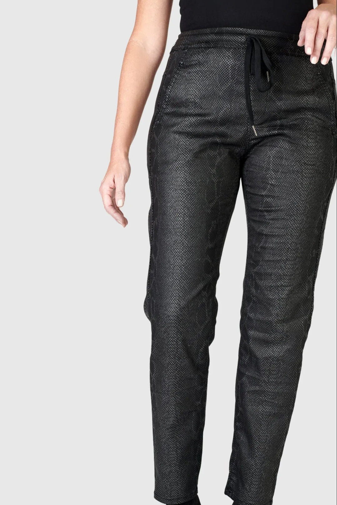 Urban Snake Iconic Stretch Jeans, Black