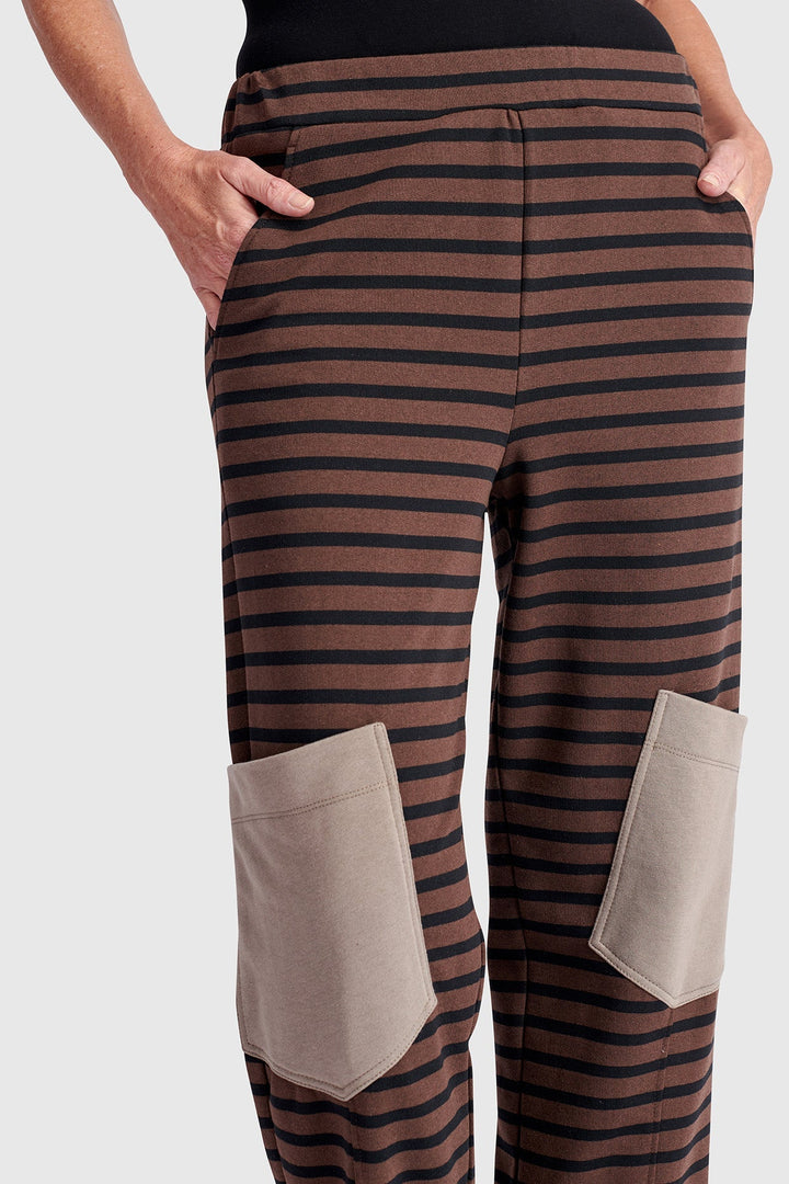 Urban Spree Relaxed Pants, Stripes