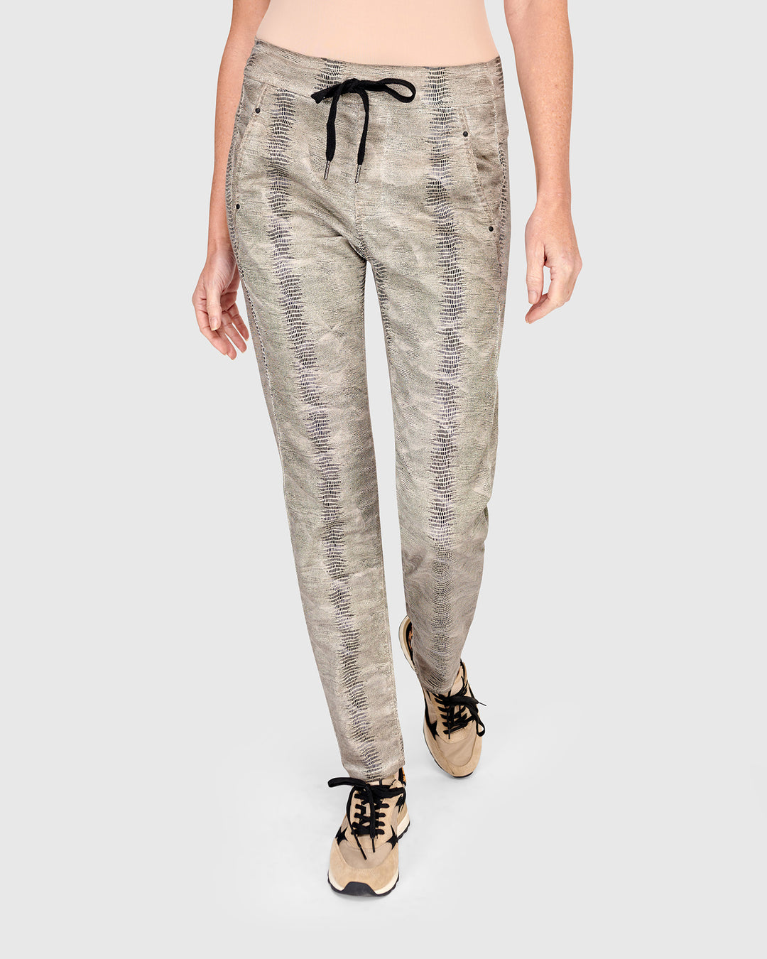 Drawstring Pants Grey