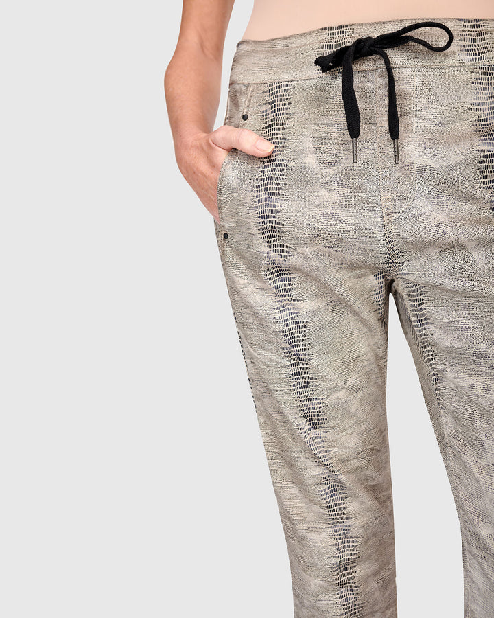 Drawstring Pants Grey