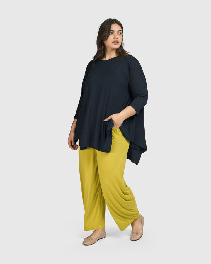 Essential Oversized Trapeze Top, Ocean