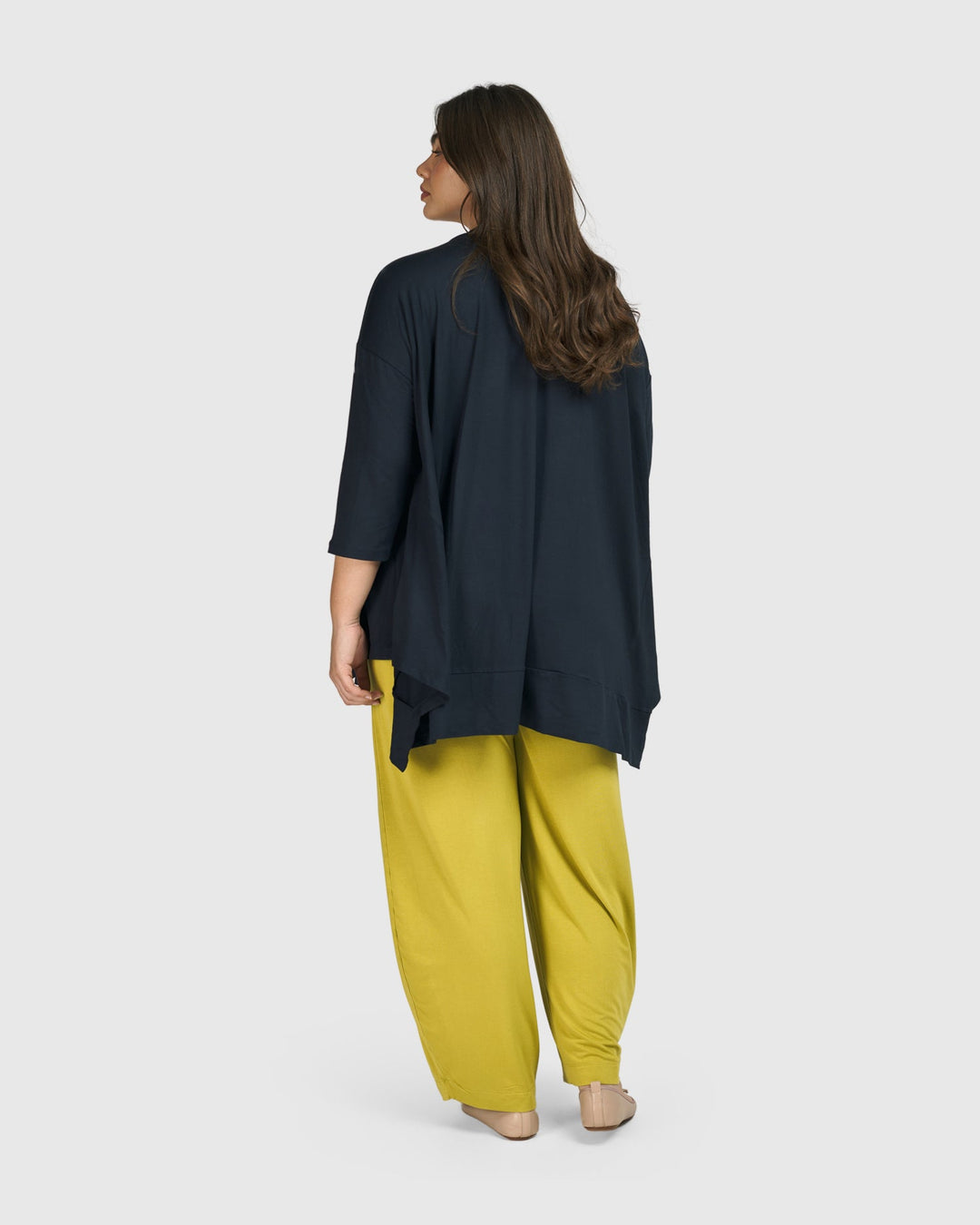 Essential Oversized Trapeze Top, Ocean