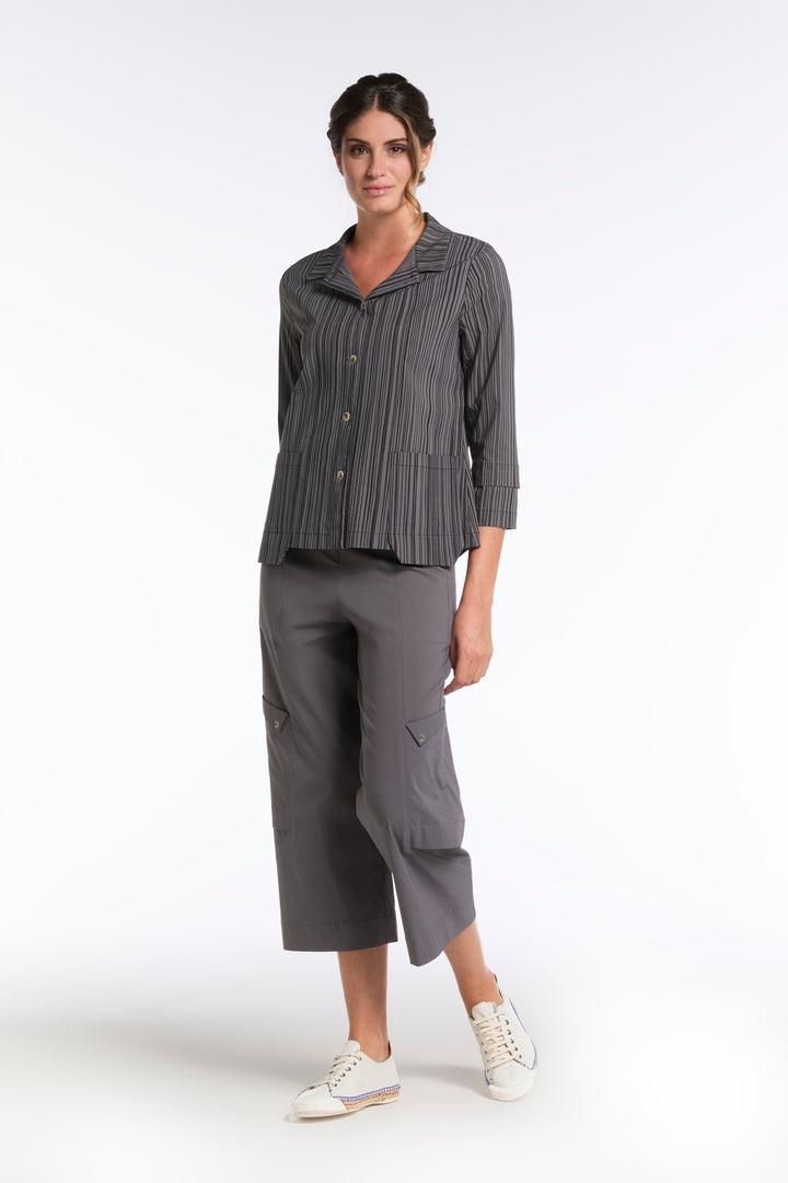 Seto Jacket Mineral Warp Stripe