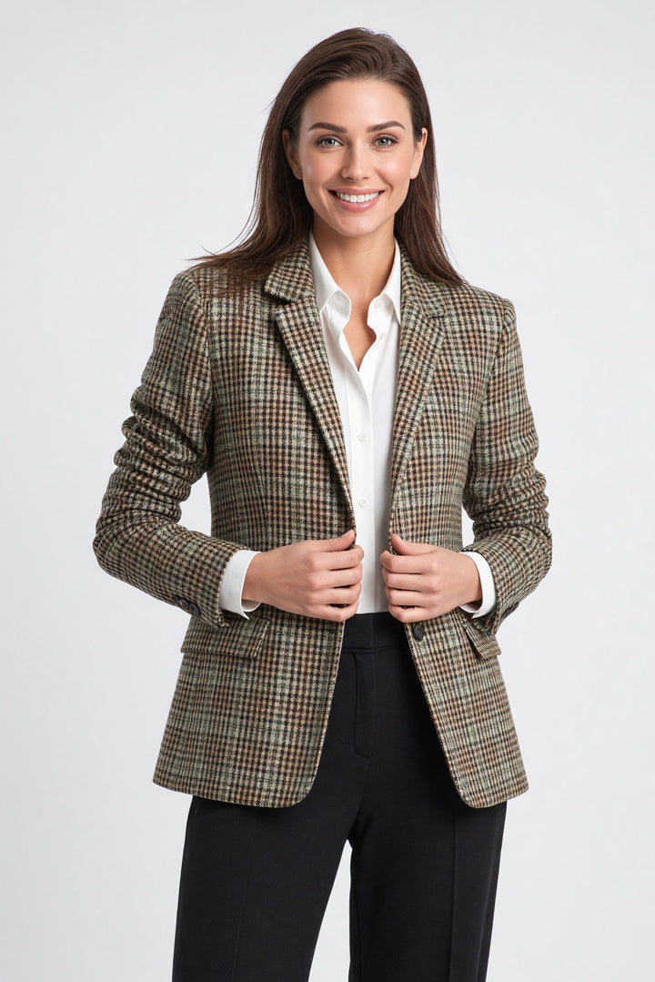 Glen Plaid Blazer